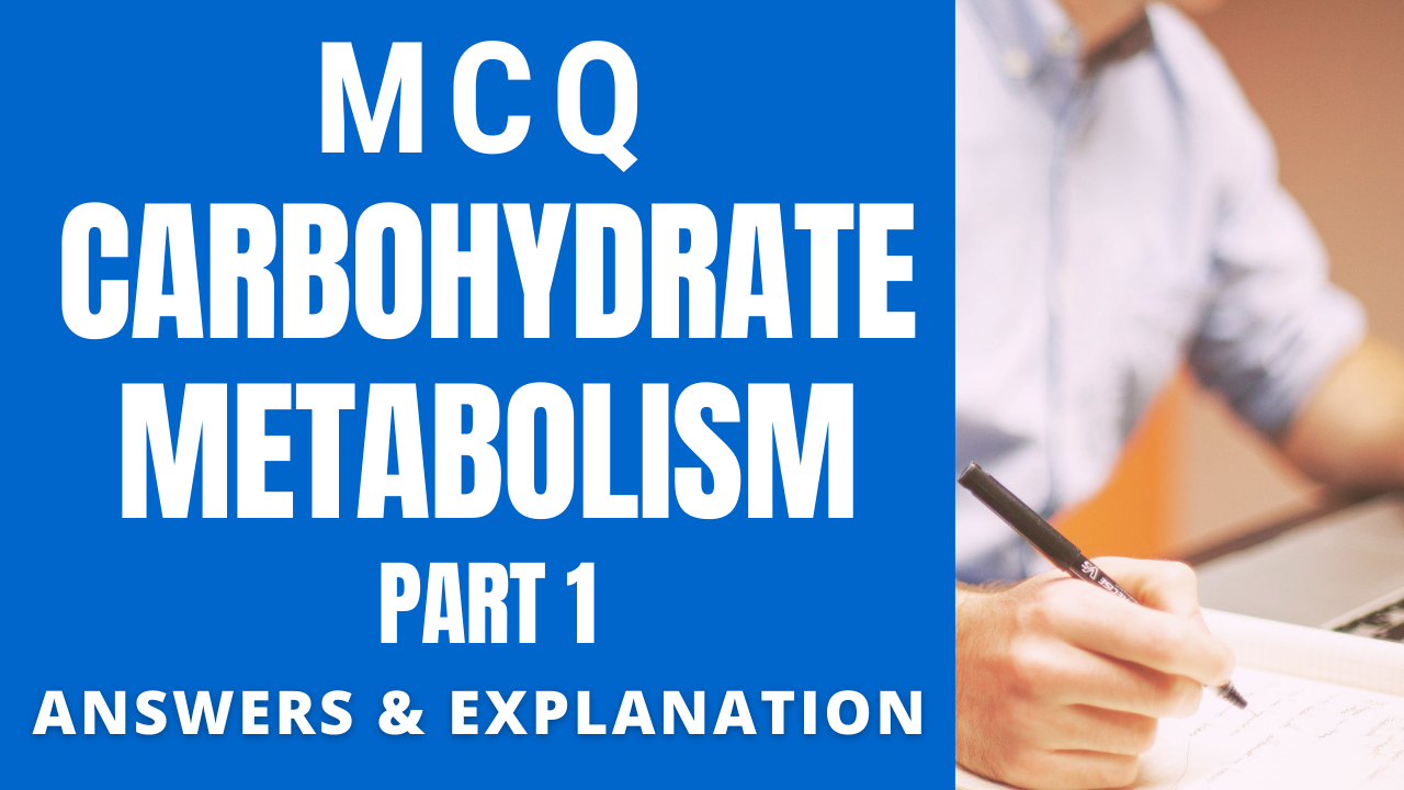 Carbohydrate metabolism mcq