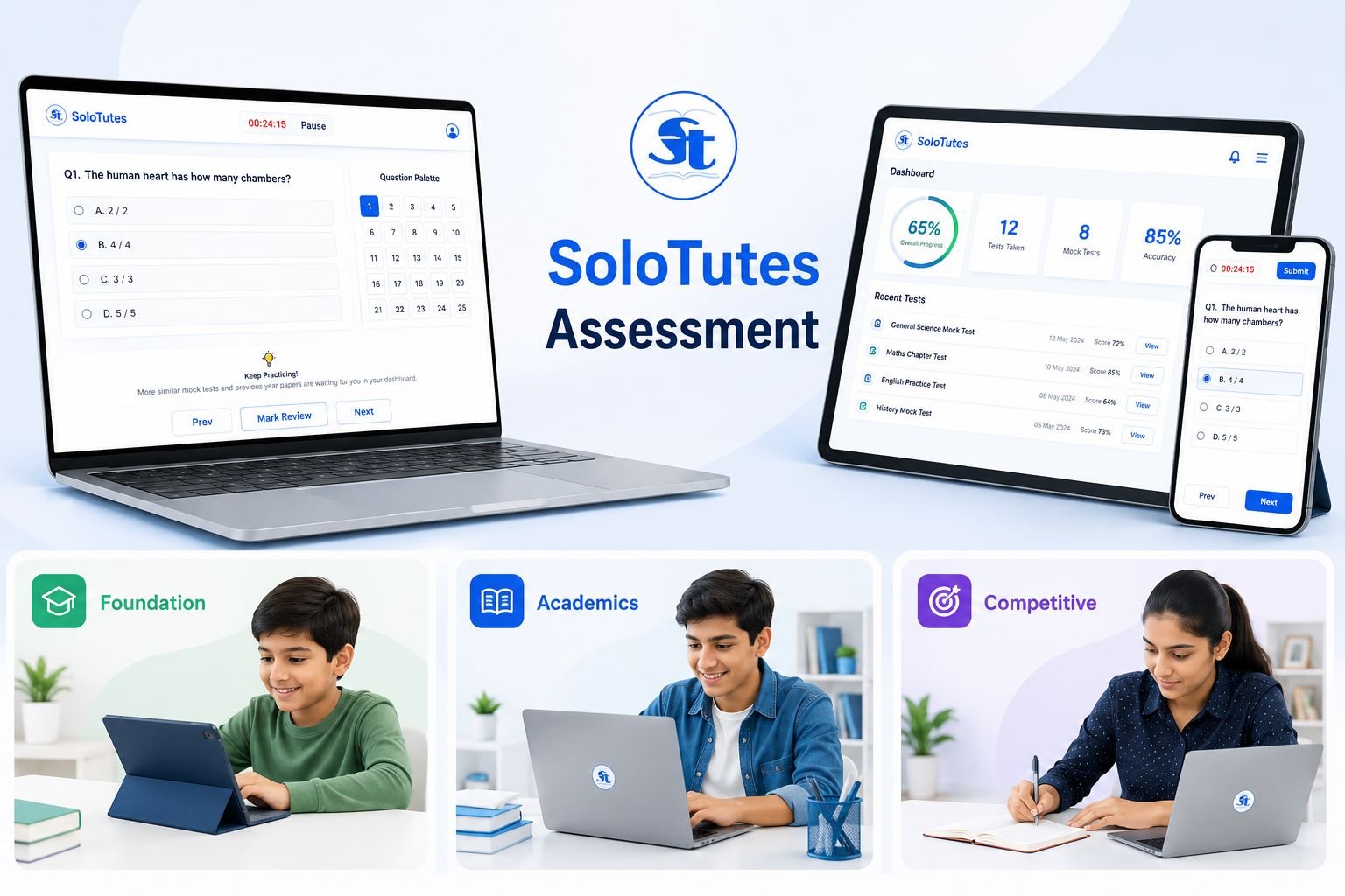 SoloTutes Student Practicing