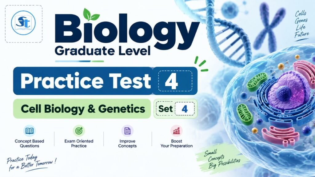 Biology Practice Test 4 – Unit 1 (Cell Biology & Genetics – SET 4/4)