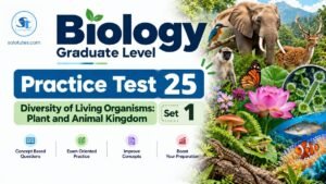 Biology Practice Test 25 – Unit 7 (Diversity of Living Organisms: Plant and Animal Kingdom – SET 1/4)