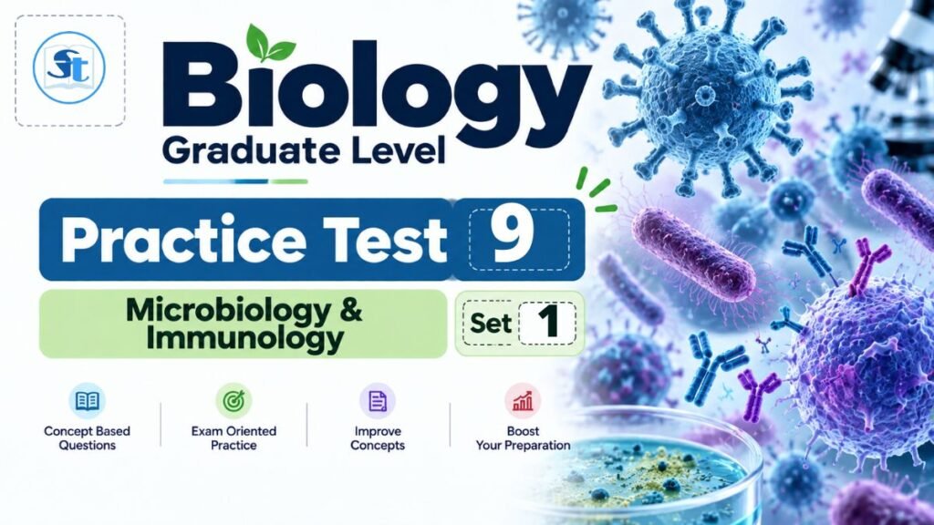 Biology Practice Test 9 – Unit 3 (Microbiology & Immunology – SET 1/4)