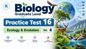 Biology Practice Test 16 – Unit 4 (Ecology, Evolution & Animal Behaviour – SET 4/4)
