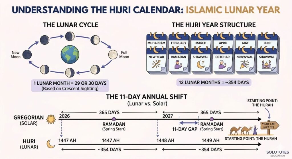 The Hijri Calendar Explained: How the Islamic Lunar Year Works