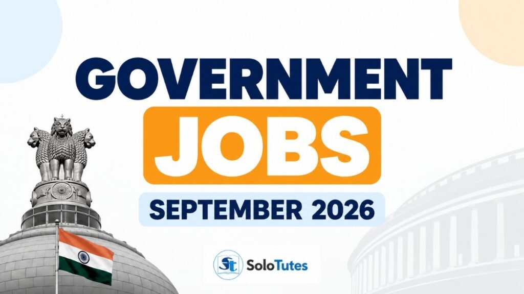 Government Jobs You Can Apply for in September 2026