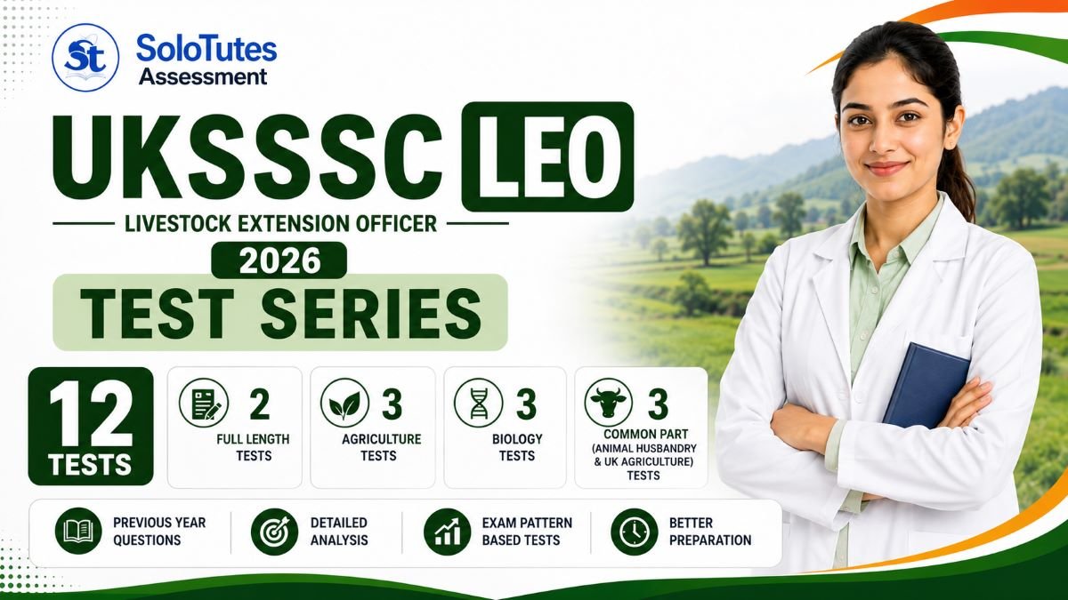 UKSSSC Pashudhan Prasar Adhikari (Livestock Extension officer) 2026