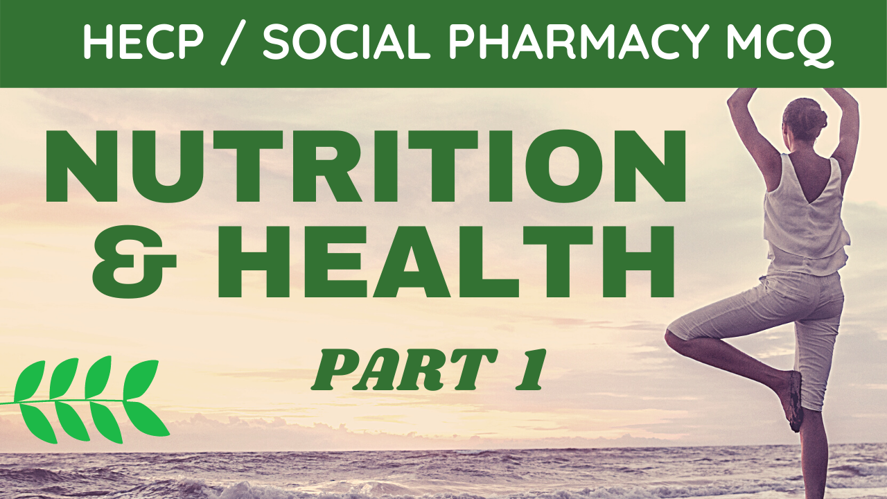 Nutrition and Health MCQ | Quiz