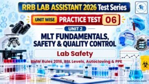 RRB LA UT06 – MLT Fundamentals Practice Test 2: Lab Safety & BMW Rules