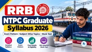 RRB NTPC Graduate Syllabus 2026: CBT 1 & CBT 2 Exam Pattern, Subject-Wise Topics and Mock Test