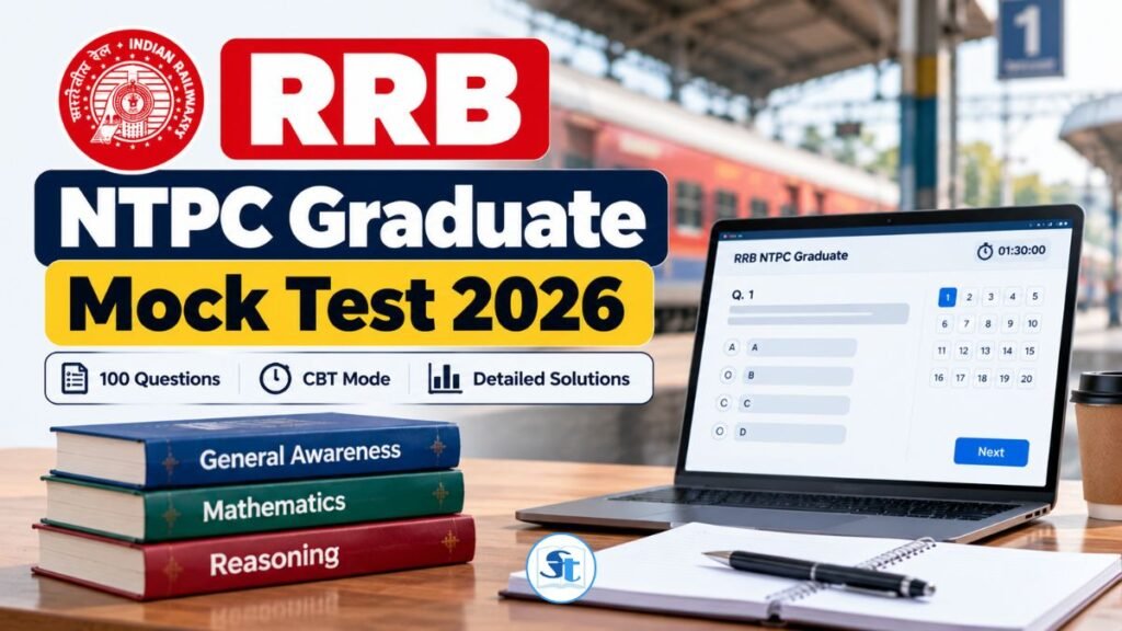 RRB NTPC Graduate FREE Mock Test 2026 (CBT-1)