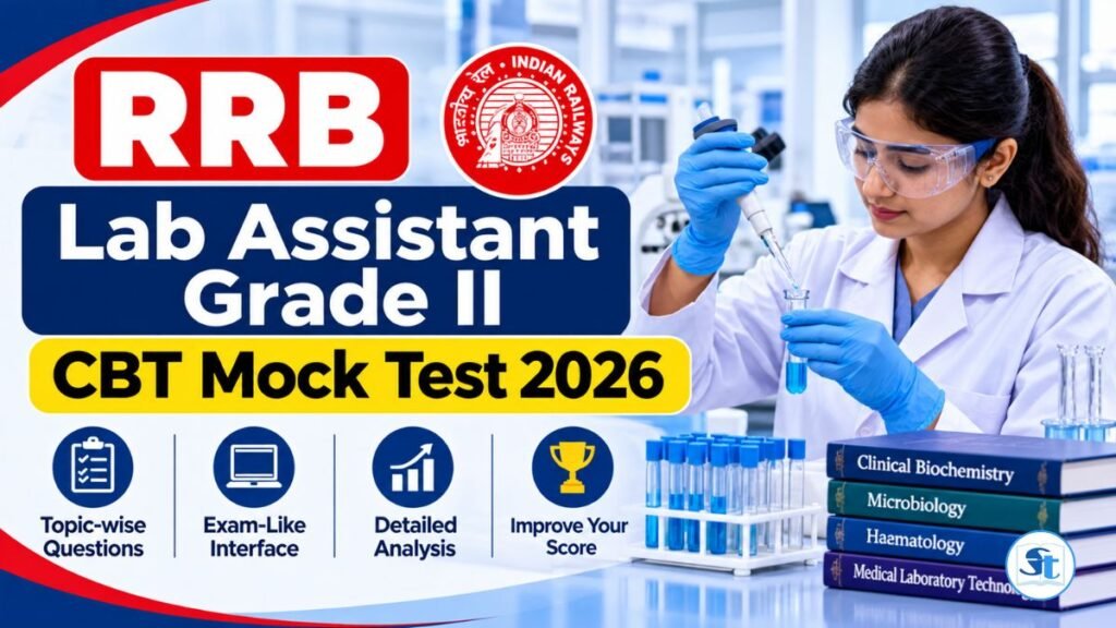 RRB Laboratory Assistant Grade II (MLT) CBT Mock Test 1
