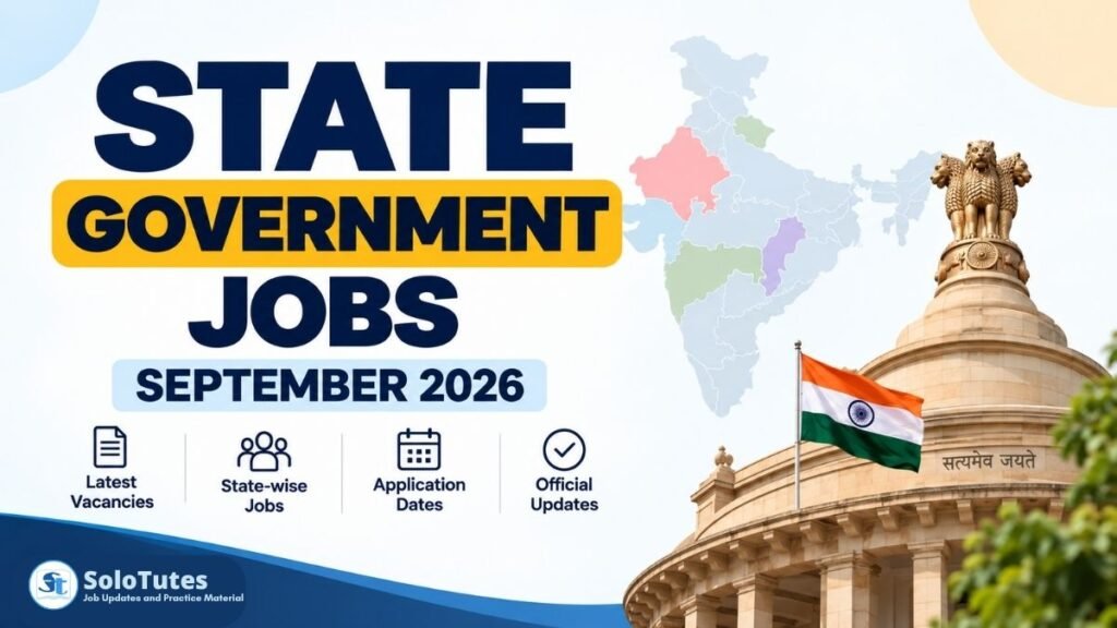State Government Jobs You Can Apply For in September 2026